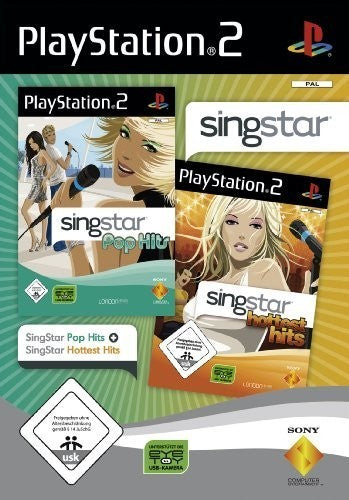 SingStar Doppelpack: Pop Hits & Hottest Hits (DE) — Big Box