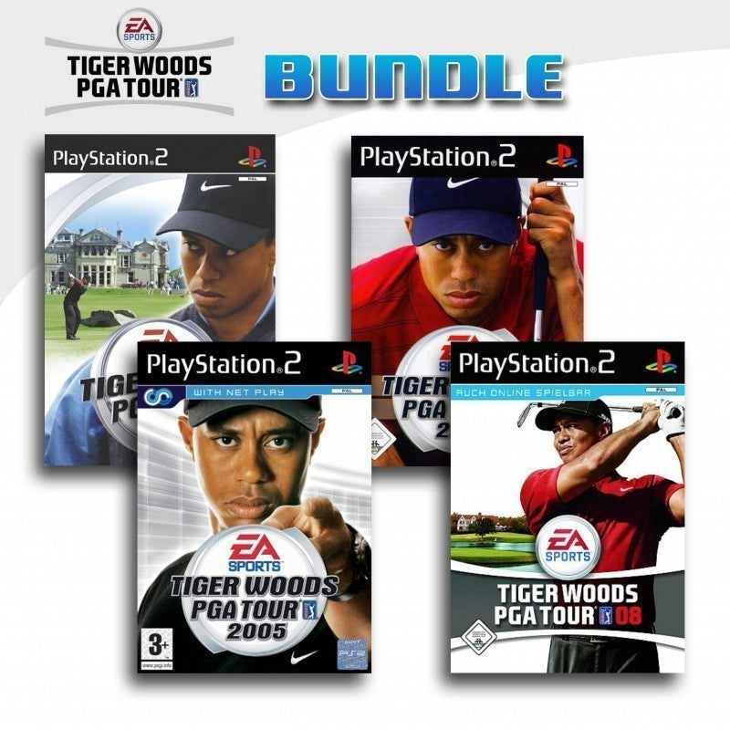 Tiger Woods PGA Tour 4er Pack 12