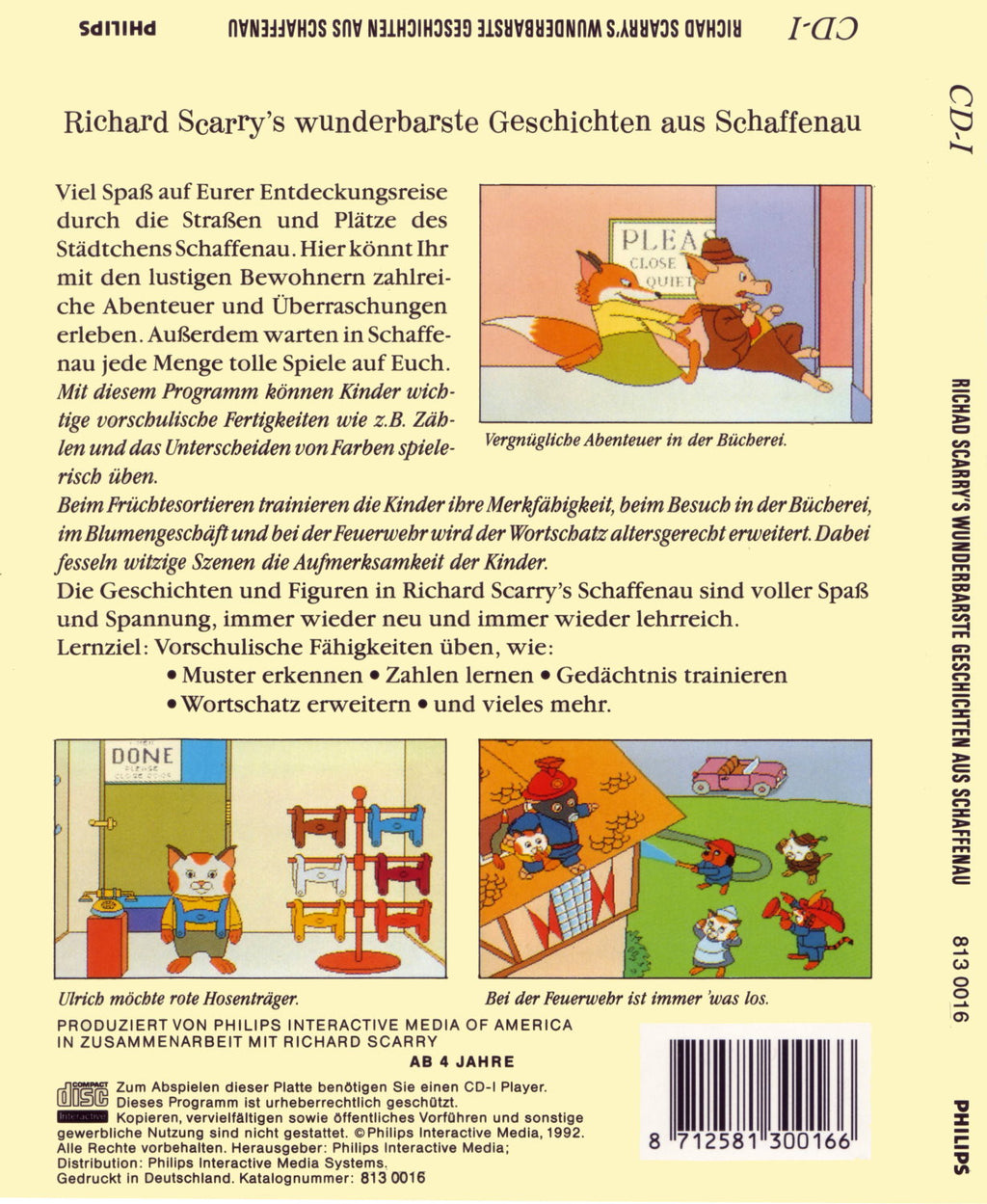 Richard Scarry`s wunderbarste Geschichten aus Schaffenau (DE)