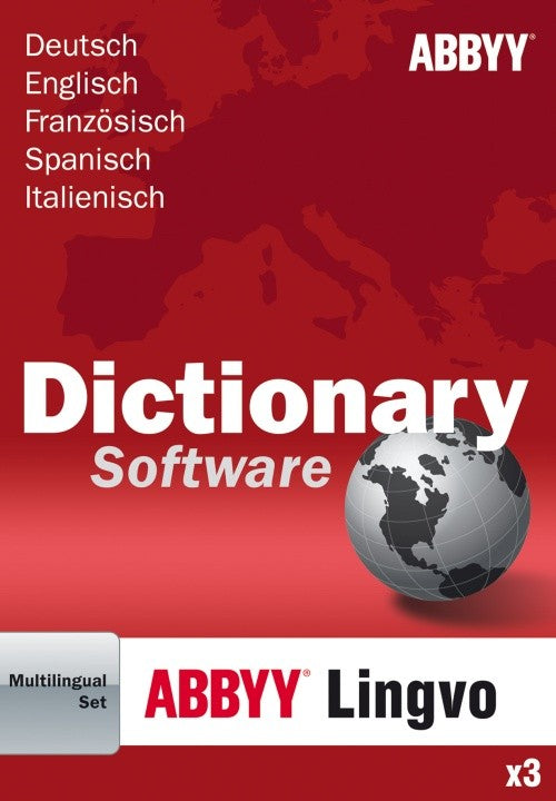 ABBYY Lingvo x3 - Multilingual Set Deutsch-Engl.-Franz.-Span.-Ital.
