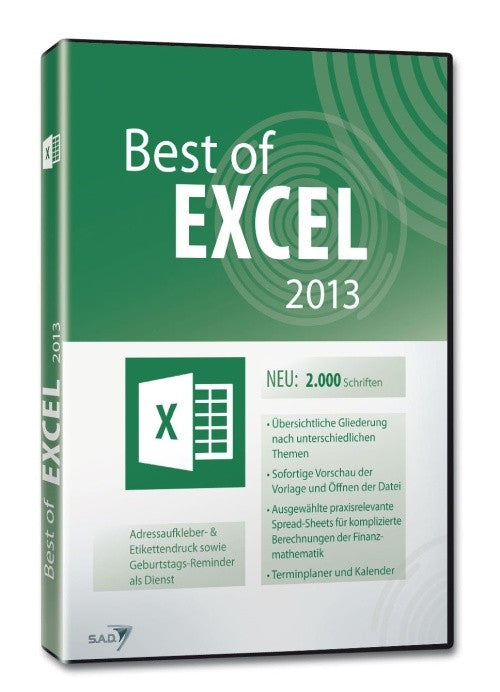 Best of Excel 2013
