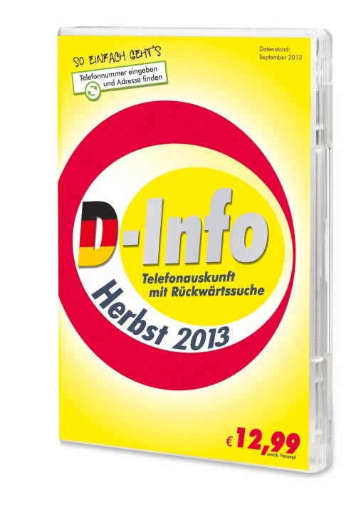 D-Info: Telefonauskunft mit Rückwärtssuche Herbst 2013