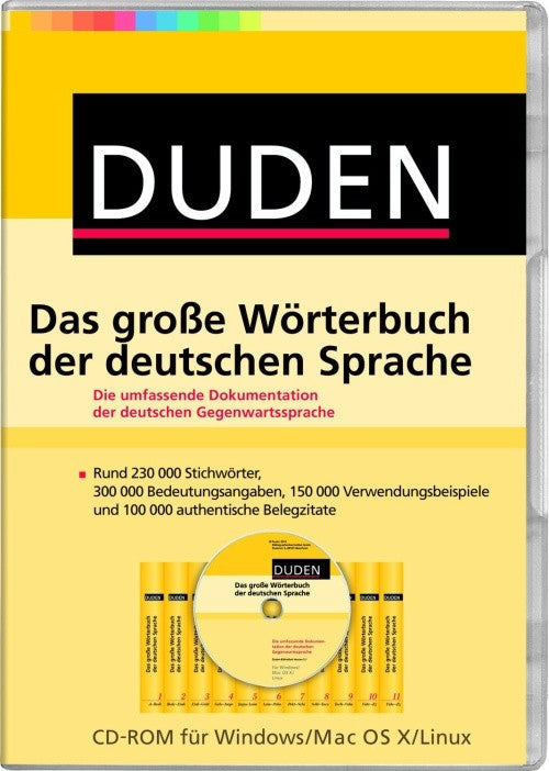 DUDEN: Das große Wörterbuch der deutschen Sprache