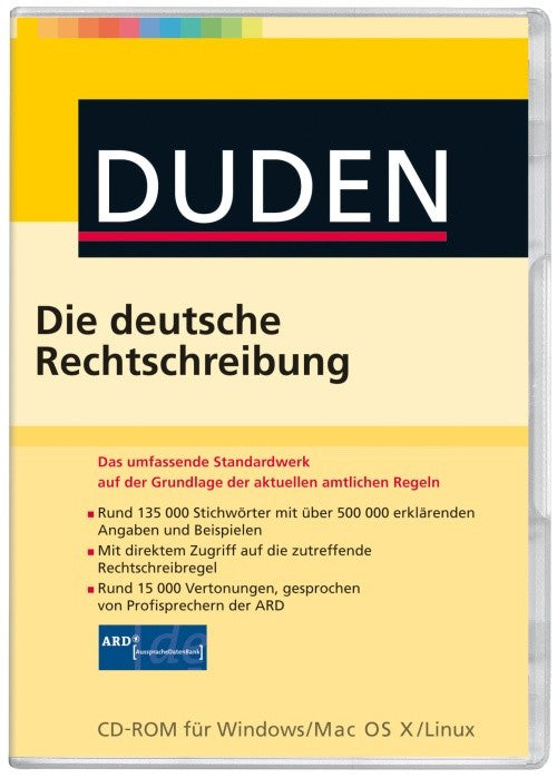 DUDEN: Die Deutsche Rechtschreibung