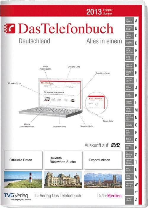 Das Telefonbuch. Deutschland Frühjahr/Sommer 2013 inkl. Rückwärtssuche