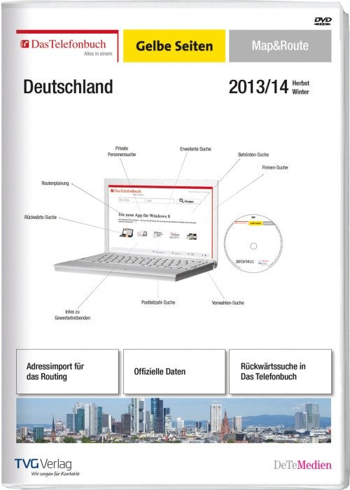 Das Telefonbuch + Gelbe Seiten + Map&Route - Deutschland Herbst/Winter 2013/14