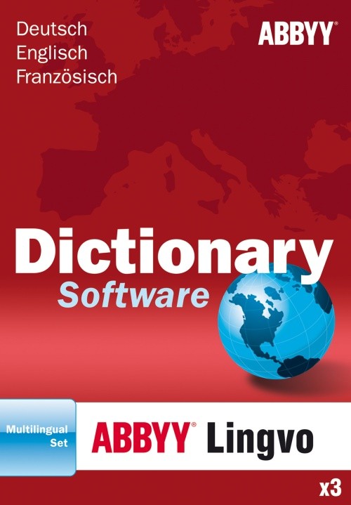 Dictionary Software Deutsch-Englisch-Französisch