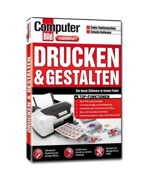 Computer Bild: Drucken & Gestalten