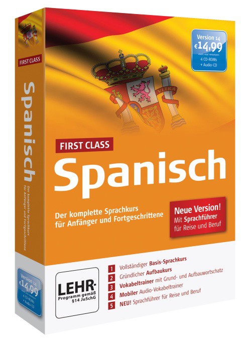 First Class Sprachkurs Spanisch 14.0