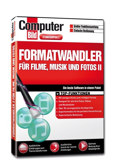 Computer Bild: Formatwandler für Filme, Musik und Fotos 2