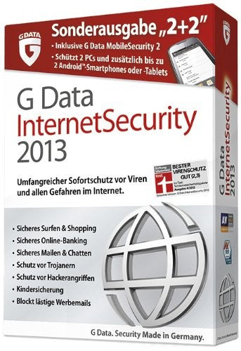 G Data InternetSecurity 2013 - Sonderausgabe 2+2