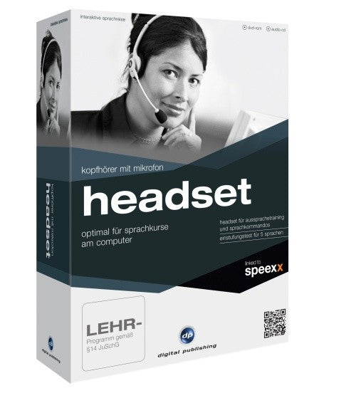 Interaktive Sprachreise: Headset + Einstufungstest