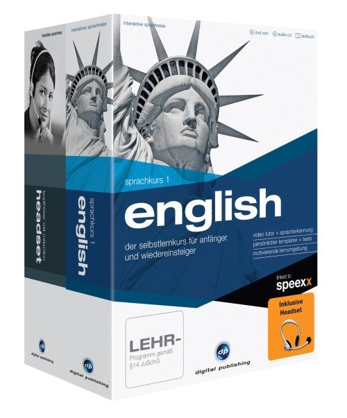 Interaktive Sprachreise: Sprachkurs 1 English + Headset