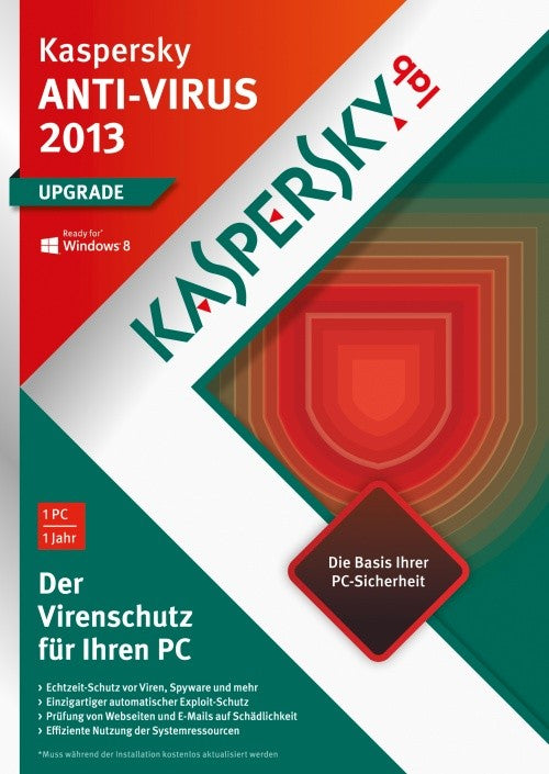 Kaspersky Antivirus 2013 Upgrade