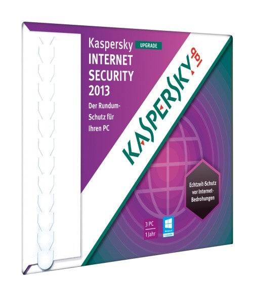 Kaspersky Internet Security 2013 3 Lizenzen Upgrade [FFP]