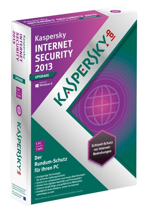 Kaspersky Internet Security 2013 5 Lizenzen Upgrade