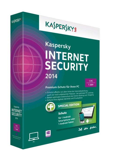 Kaspersky Internet Security 2014 1 User + Android Security