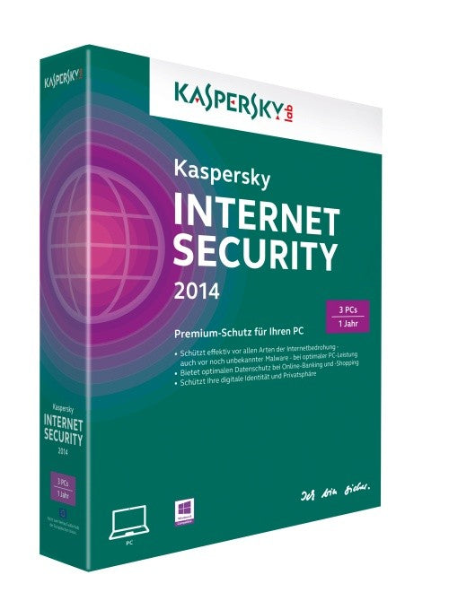 Kaspersky Internet Security 2014 3 Lizenzen