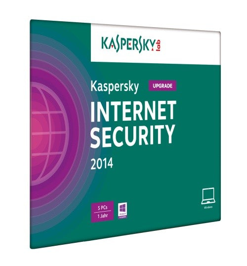 Kaspersky Internet Security 2014 5 Lizenzen Upgrade / Frustfreie Verpackung