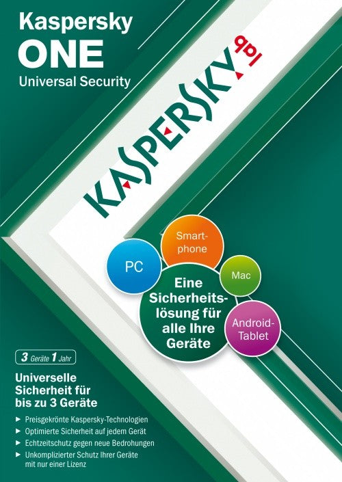 Kaspersky One 3 Lizenzen
