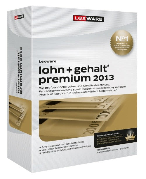 Lexware Lohn+Gehalt Premium 2013 Version 13.00