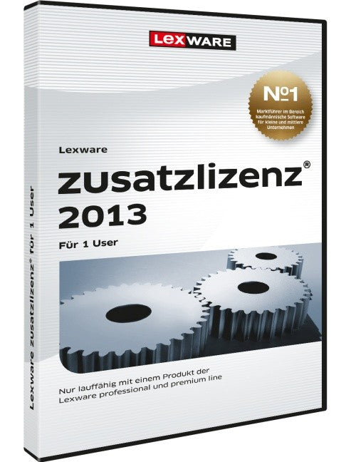 Lexware Zusatzlizenz 2013 für 1 User Update Version 13.00