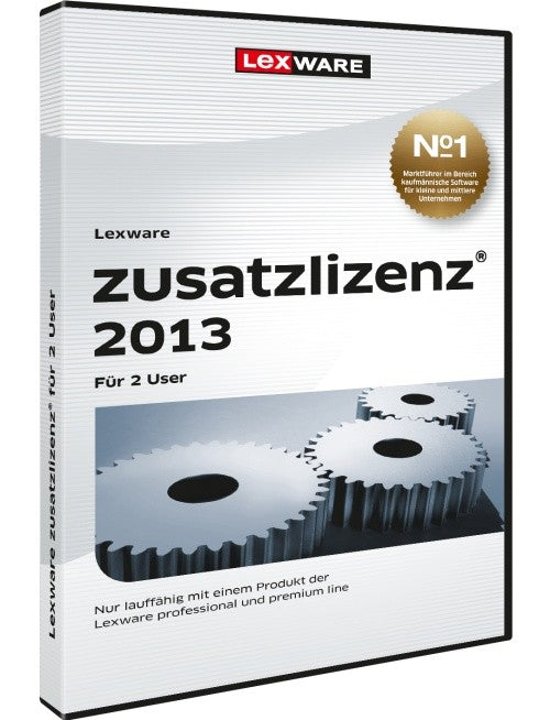 Lexware Zusatzlizenz 2013 für 2 User Version 13.00