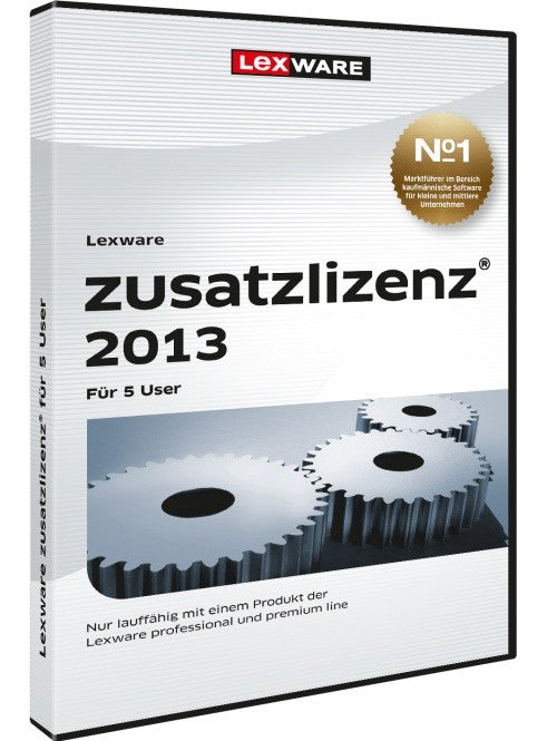 Lexware Zusatzlizenz 2013 für 5 User Update Version 13.00