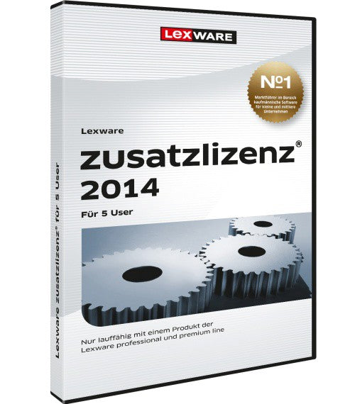 Lexware Zusatzlizenz 2014 für 5 User Version 14.00