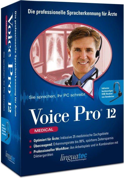 Linguatec Voice Pro 12 - Medical / Mini-Box