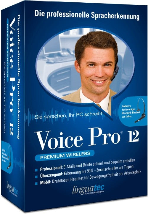 Linguatec Voice Pro 12 - Premium Wireless / Mini-Box