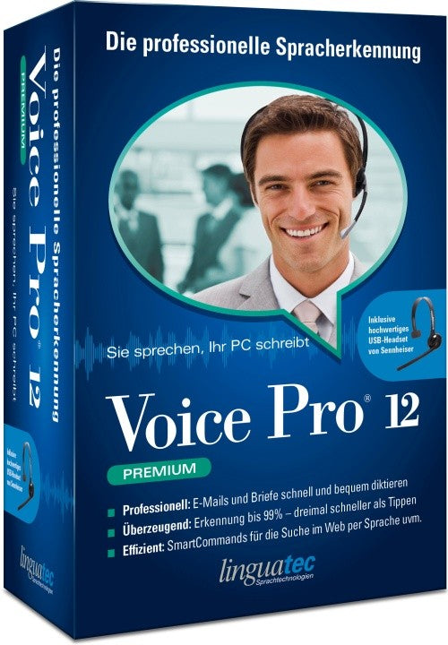 Linguatec Voice Pro 12 - Premium / Mini-Box