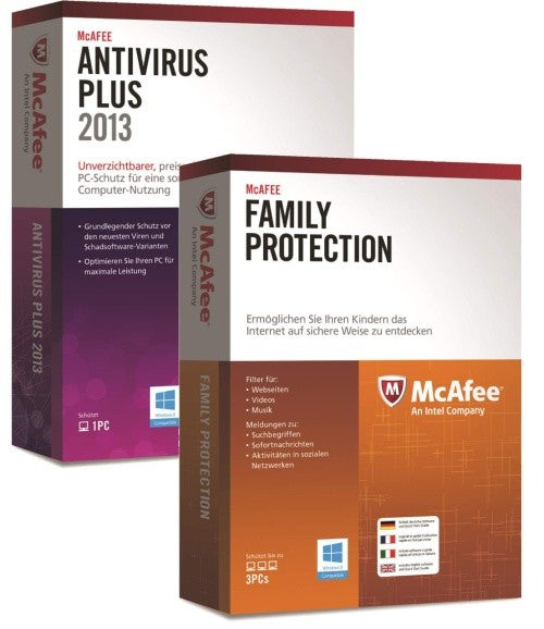 McAfee AntiVirus Plus 2013 & Family Protection