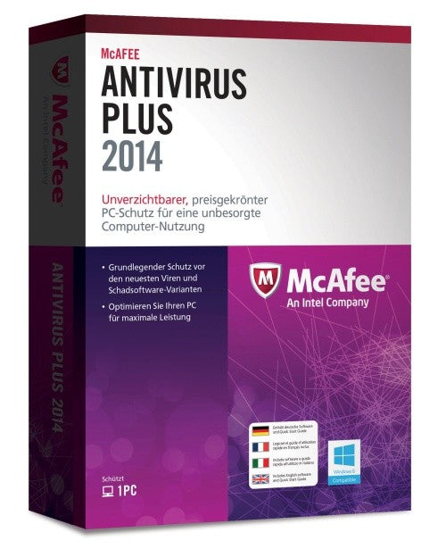 McAfee Antivirus Plus 2014 - 1 User