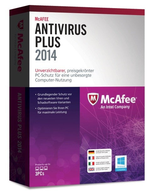 McAfee Antivirus Plus 2014 - 3 User