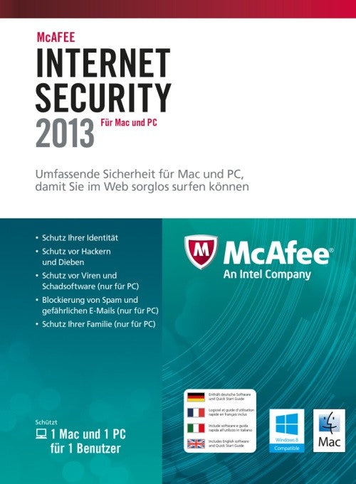 McAfee Dual Protection für Win & Mac 1 User