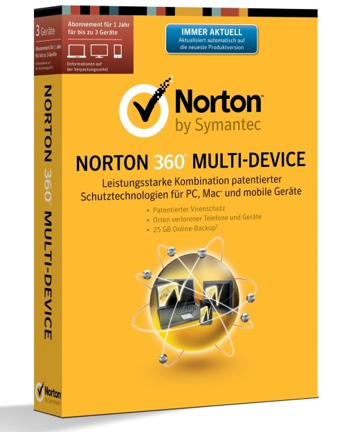 Norton 360 Multi Device 2.0 3 Geräte / Minibox