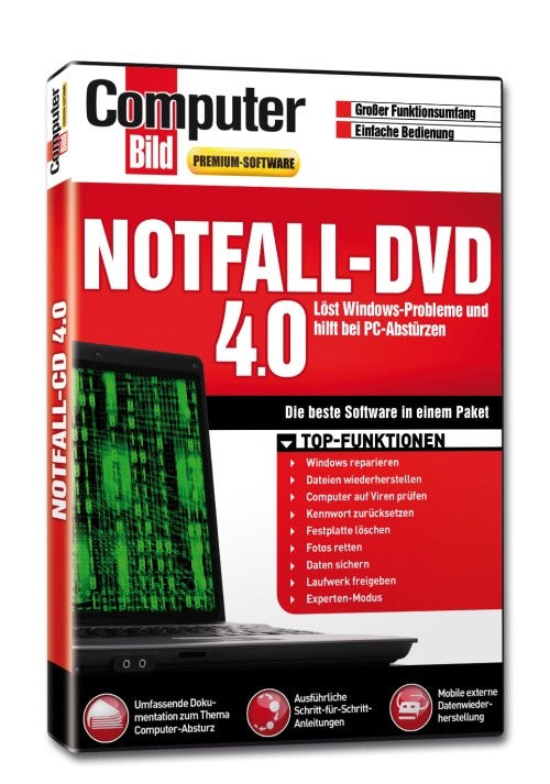 Computer Bild: Notfall-CD 4.0
