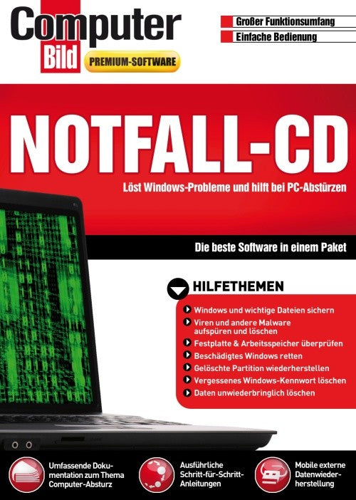 Computer Bild: Notfall-CD