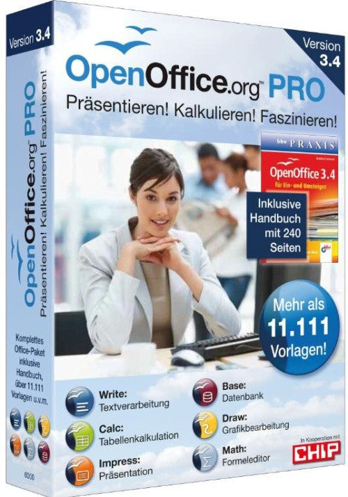 Open Office Pro 3.4