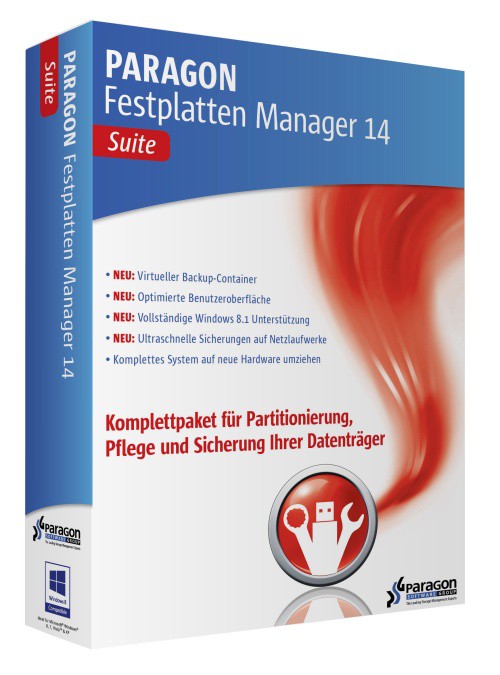 Paragon Festplatten Manager 14 Suite