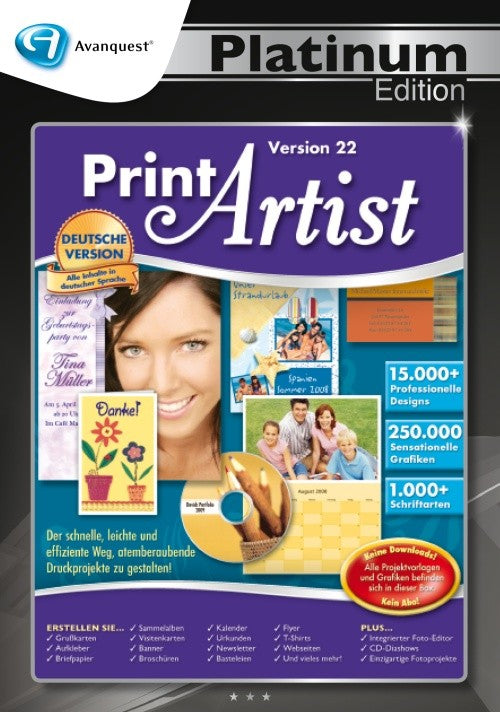 Print Artist 22 [Avanquest] [Platinum]