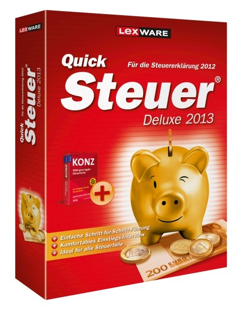 QuickSteuer Deluxe 2013 Version 19.00