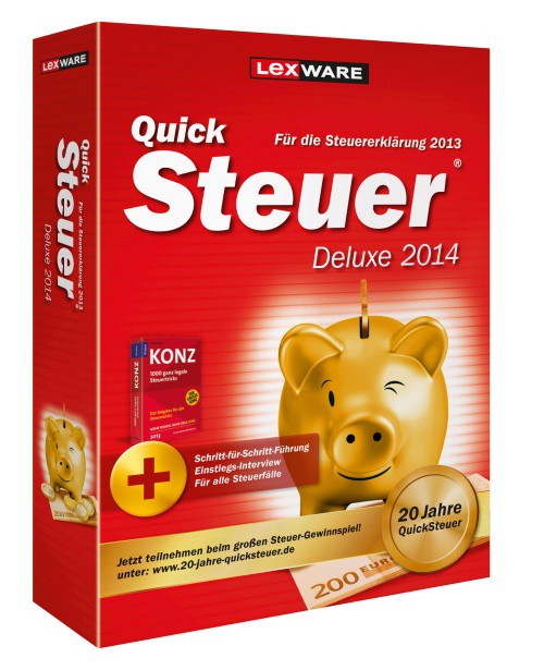 QuickSteuer Deluxe 2014 Version 20.00