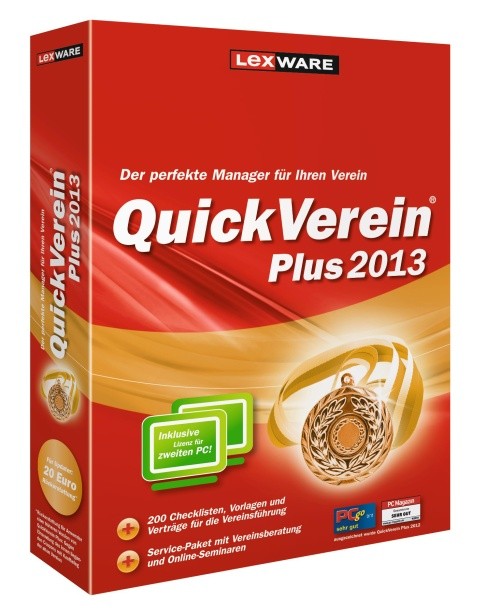 QuickVerein Plus 2013 Version 4.00