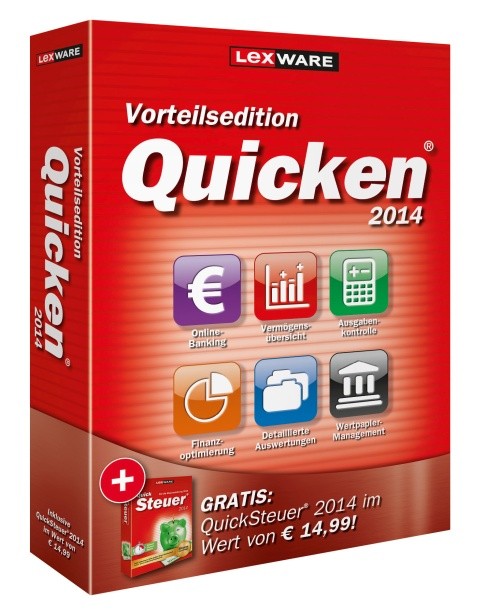 Quicken 2014 Vorteilsedition Version 21.00 [Lexware]