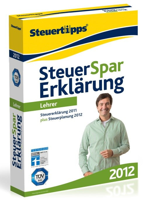 Steuer-Spar-Erklärung 2012 für Lehrer