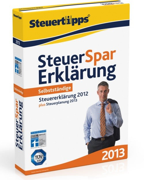 Steuer-Spar-Erklärung 2013 Selbstständige