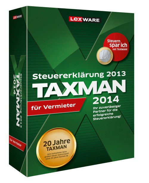 Taxman 2014 für Vermieter Version 20.00