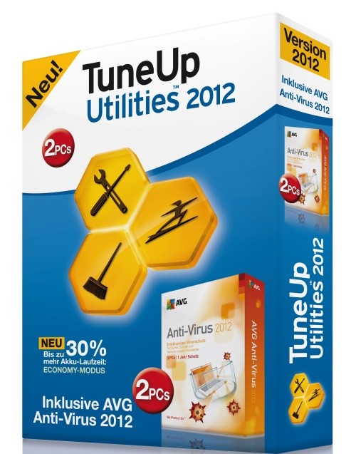 TuneUp 2012 / AVG AntiVirus 2012 GamesCom Messepaket